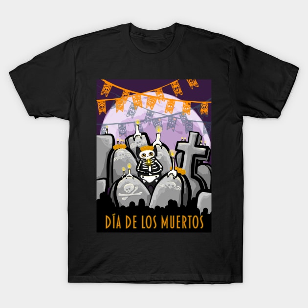 Día de los Muertos T-Shirt by KilkennyCat Art